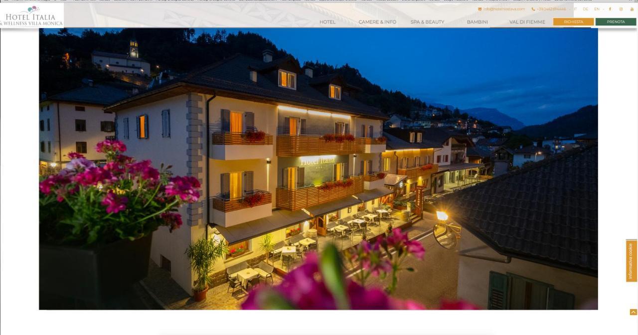 Hotel Italia Castello-Molina di Fiemme Εξωτερικό φωτογραφία