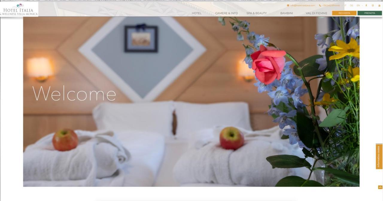 Hotel Italia Castello-Molina di Fiemme Εξωτερικό φωτογραφία